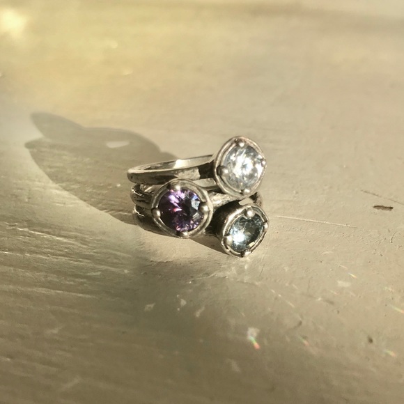 💎 sterling silver gemstone ring 💎 - Picture 1 of 6